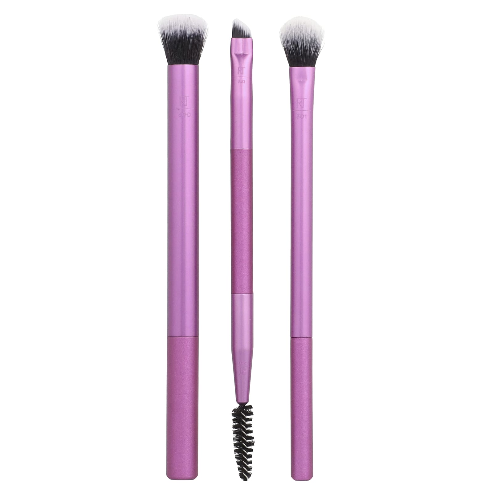Real Techniques, Eye Shade + Blend Brush Set, 3 Pieces - Image 1
