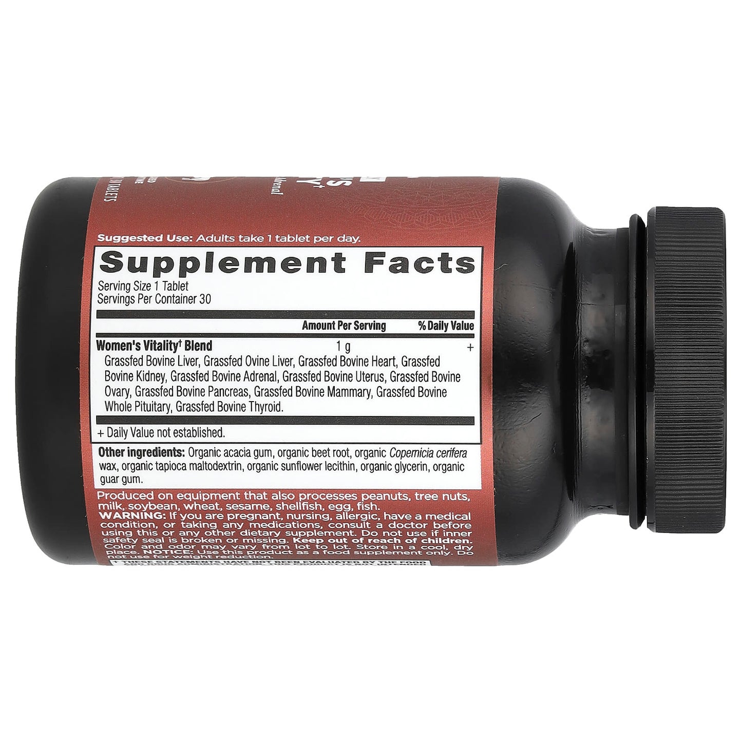 Ancient Nutrition Women's Vitality Supplement - 30 Tablets - Image 2