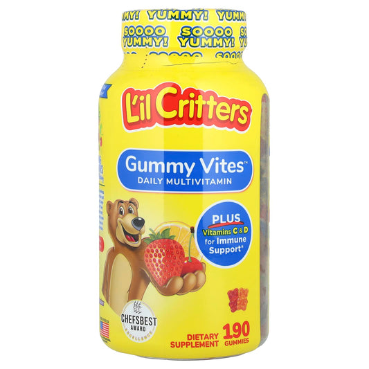 L'il Critters, Gummy Vites™ Daily Multivitamin, 190 Gummies - Image 1