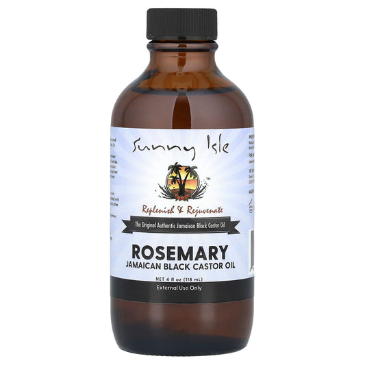 Sunny Isle, Rosemary Jamaican Black Castor Oil, 4 fl oz (118 ml) - Image 1