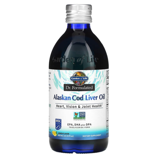 Alaskan Cod Liver Oil for Heart, Vision, & Joint Health - 13.52 fl oz - Image 1