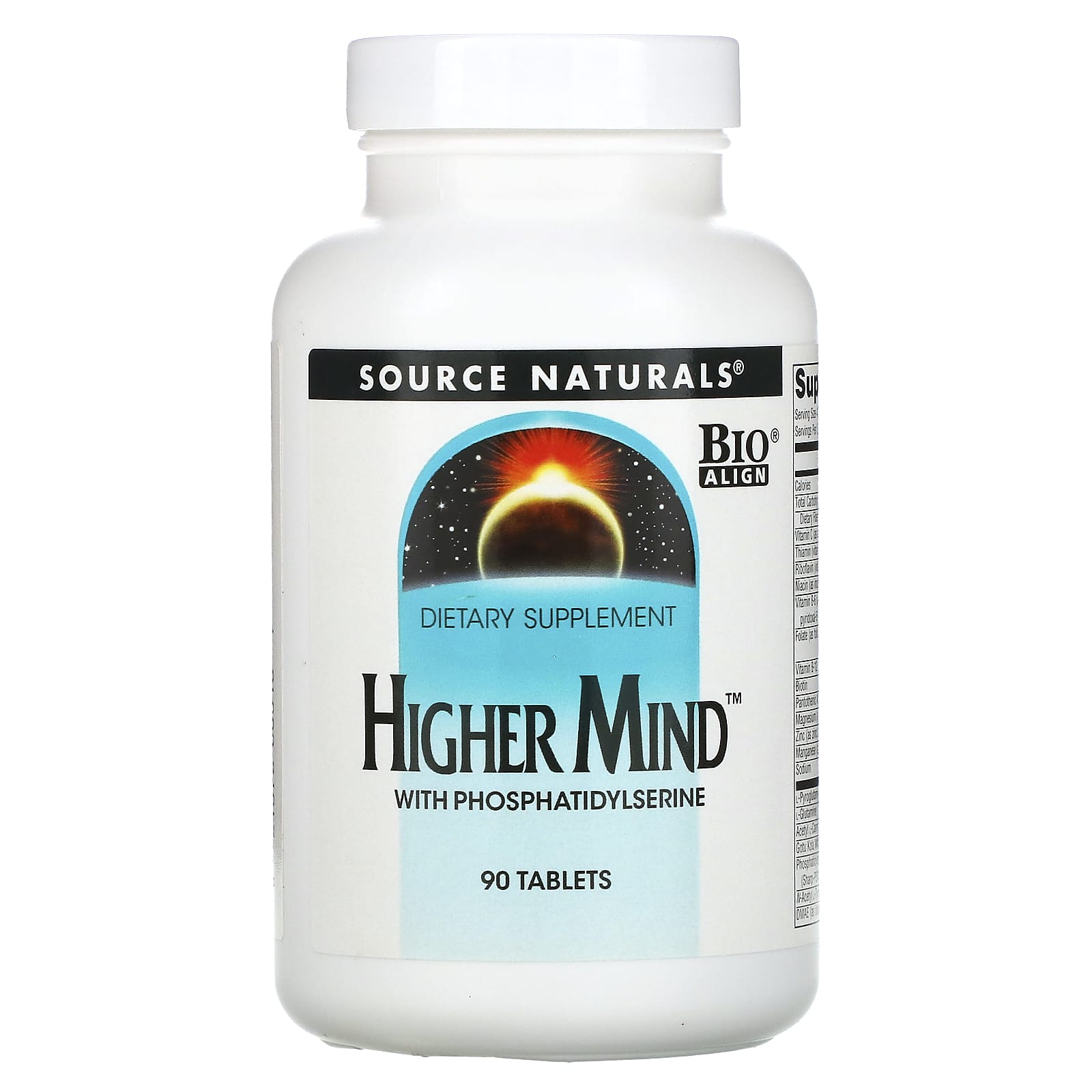 Source Naturals, Higher Mind, 90 Tablets - Image 1