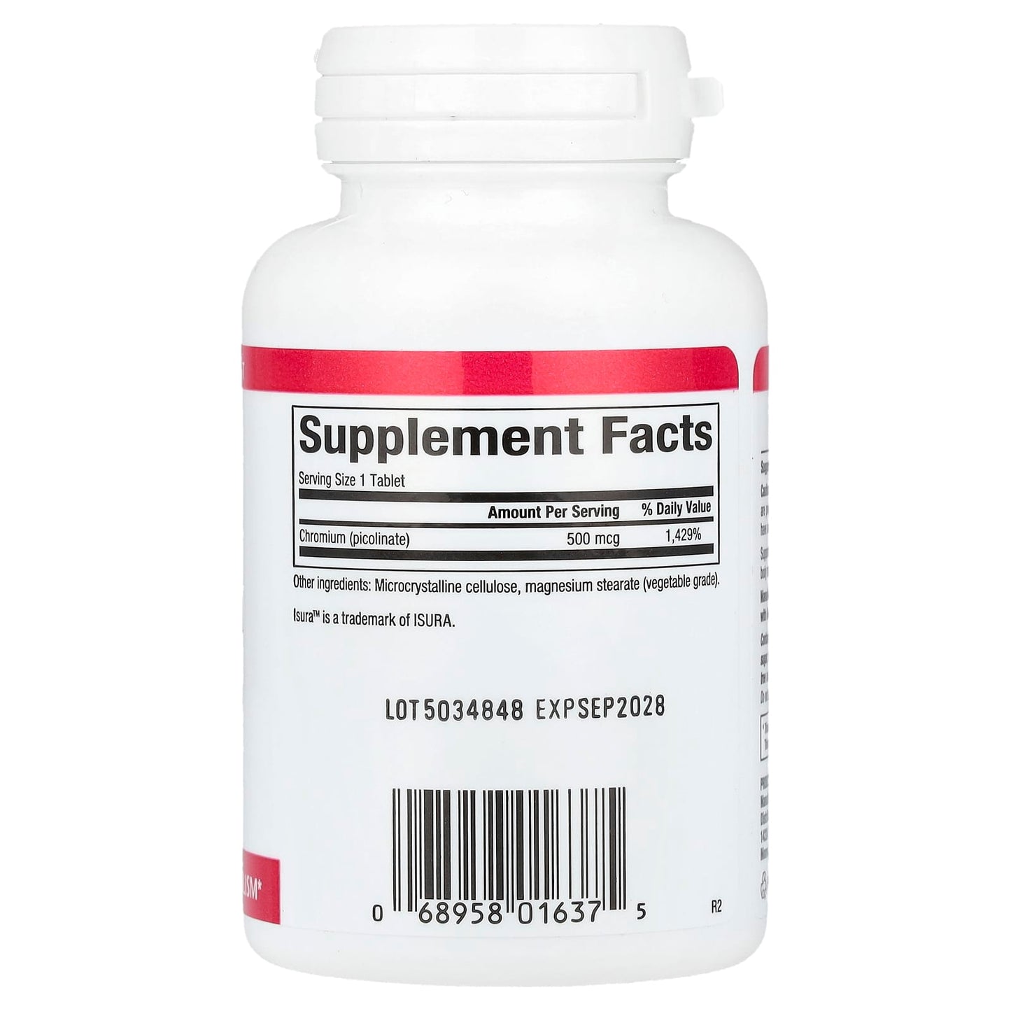 Natural Factors, Chromium Picolinate, 500 mcg, 90 Tablets - Image 2