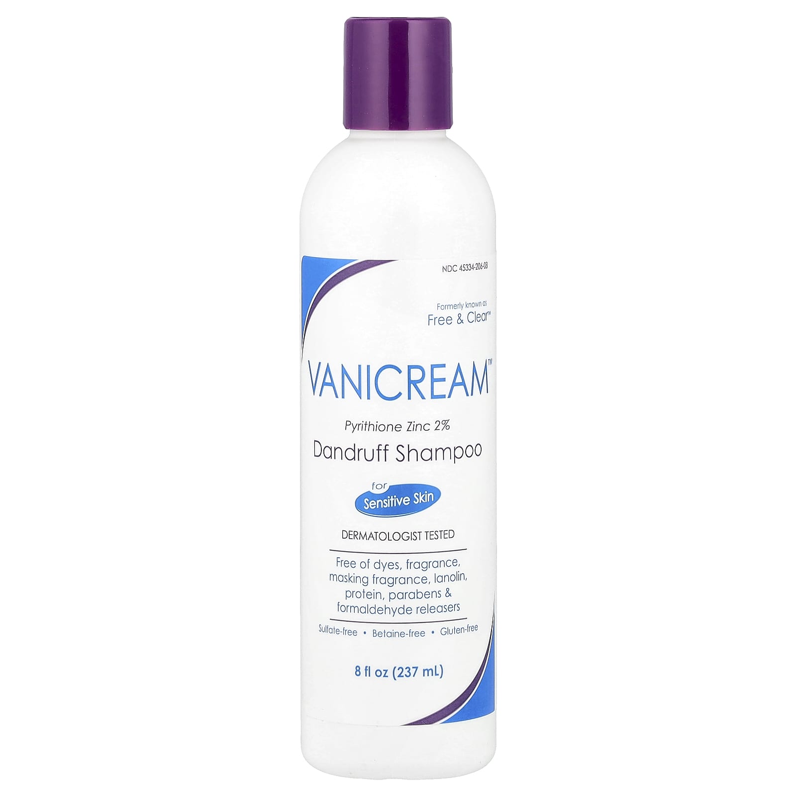 Vanicream, Dandruff Shampoo, For Sensitive Skin, 8 fl oz (237 ml) - Image 1