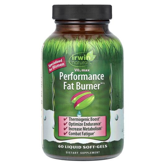 Irwin Naturals VO2 Max Performance Fat Burner for Women - 60 Liquid Soft-Gels - Image 1