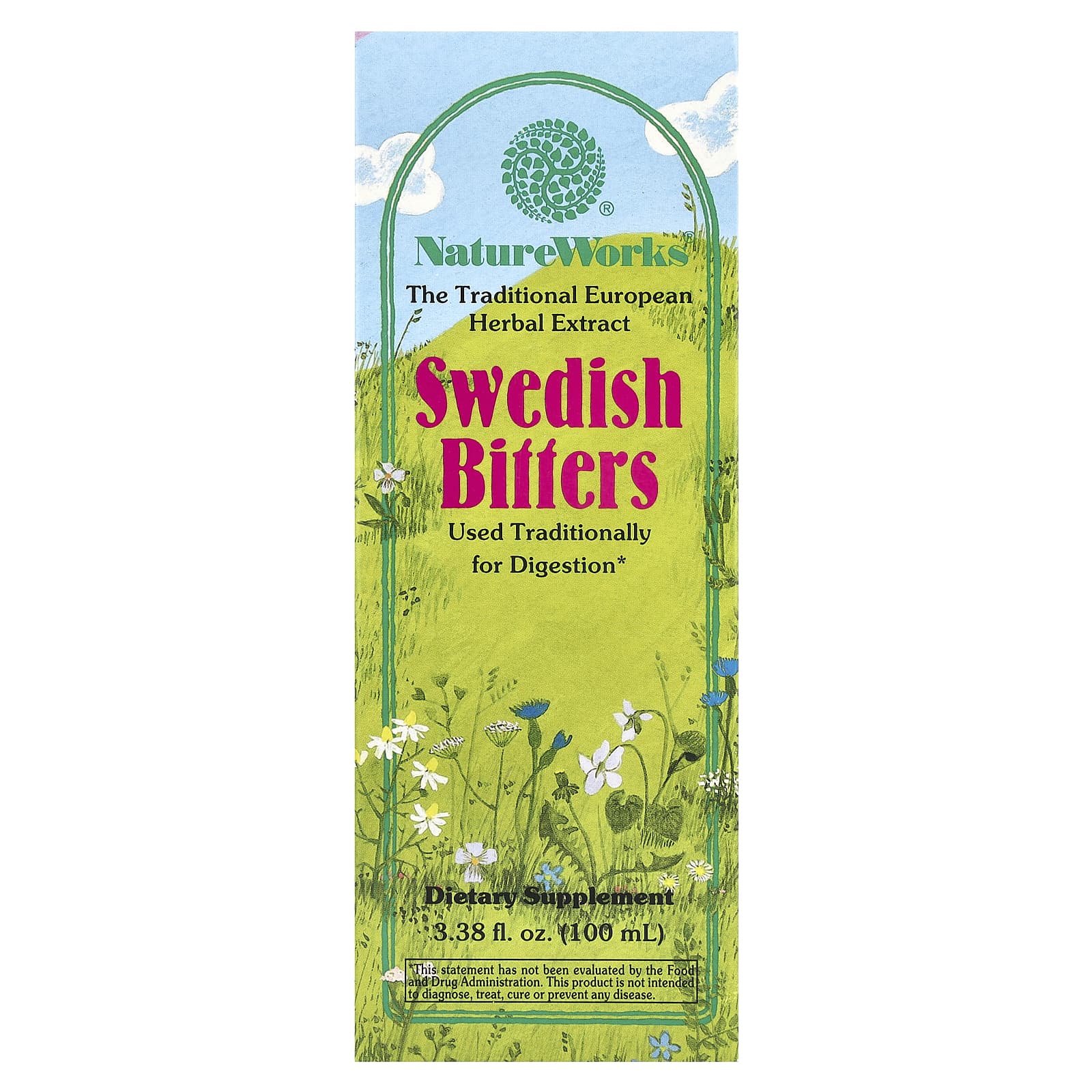 Nature's Way, NatureWorks®, Swedish Bitters, 3.38 fl oz (100 ml) - Image 1