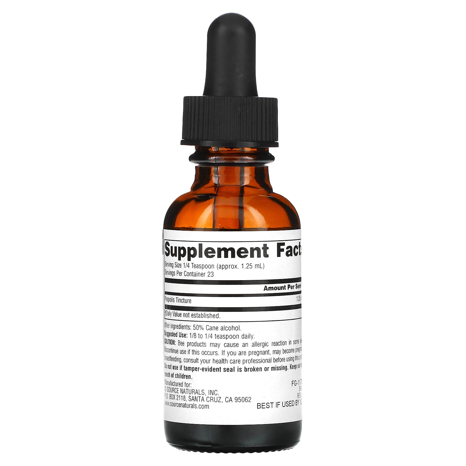 Source Naturals, Propolis Tincture, 1.25 ml, 1 fl oz (29.57 ml) - Image 2