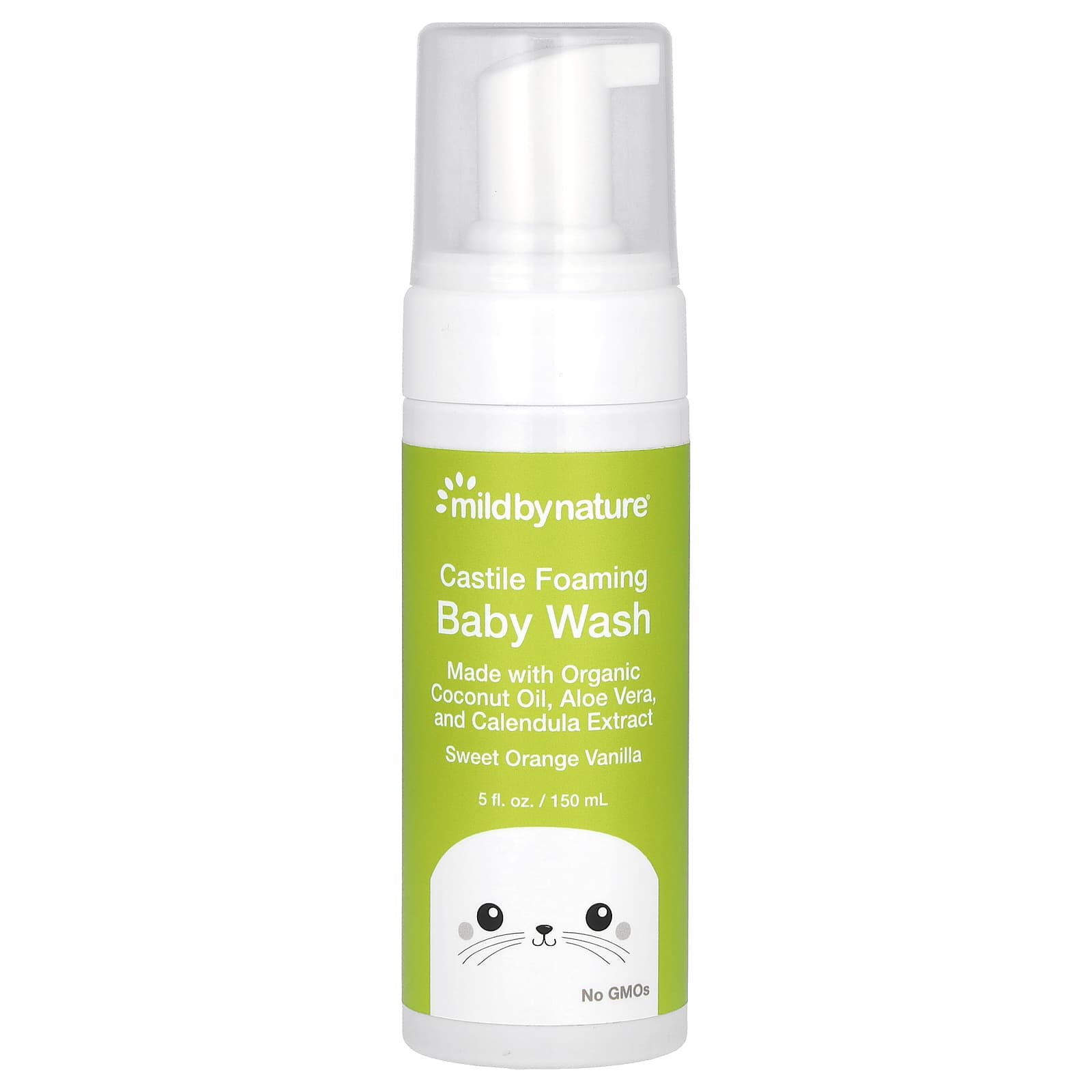 Sweet Orange Vanilla Castile Baby Wash - Gentle & Organic, 5 fl oz - Image 1