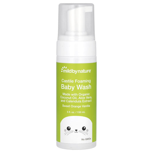 Sweet Orange Vanilla Castile Baby Wash - Gentle & Organic, 5 fl oz - Image 1