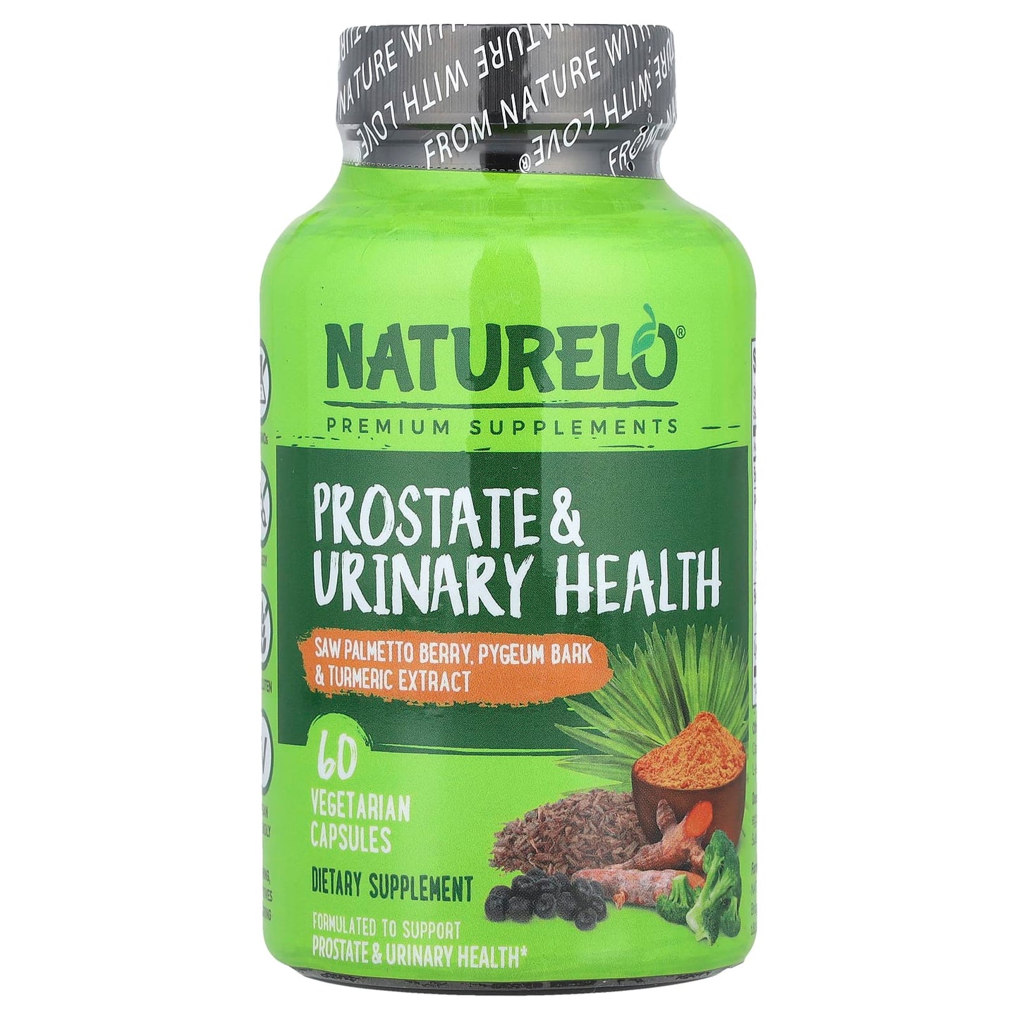 NATURELO, Prostate & Urinary Health, 60 Vegetarian Capsules - Image 1