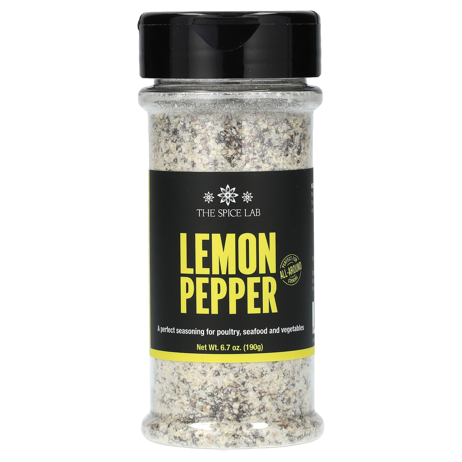 The Spice Lab, Lemon Pepper Seasoning, 6.7 oz (190 g) - Image 1