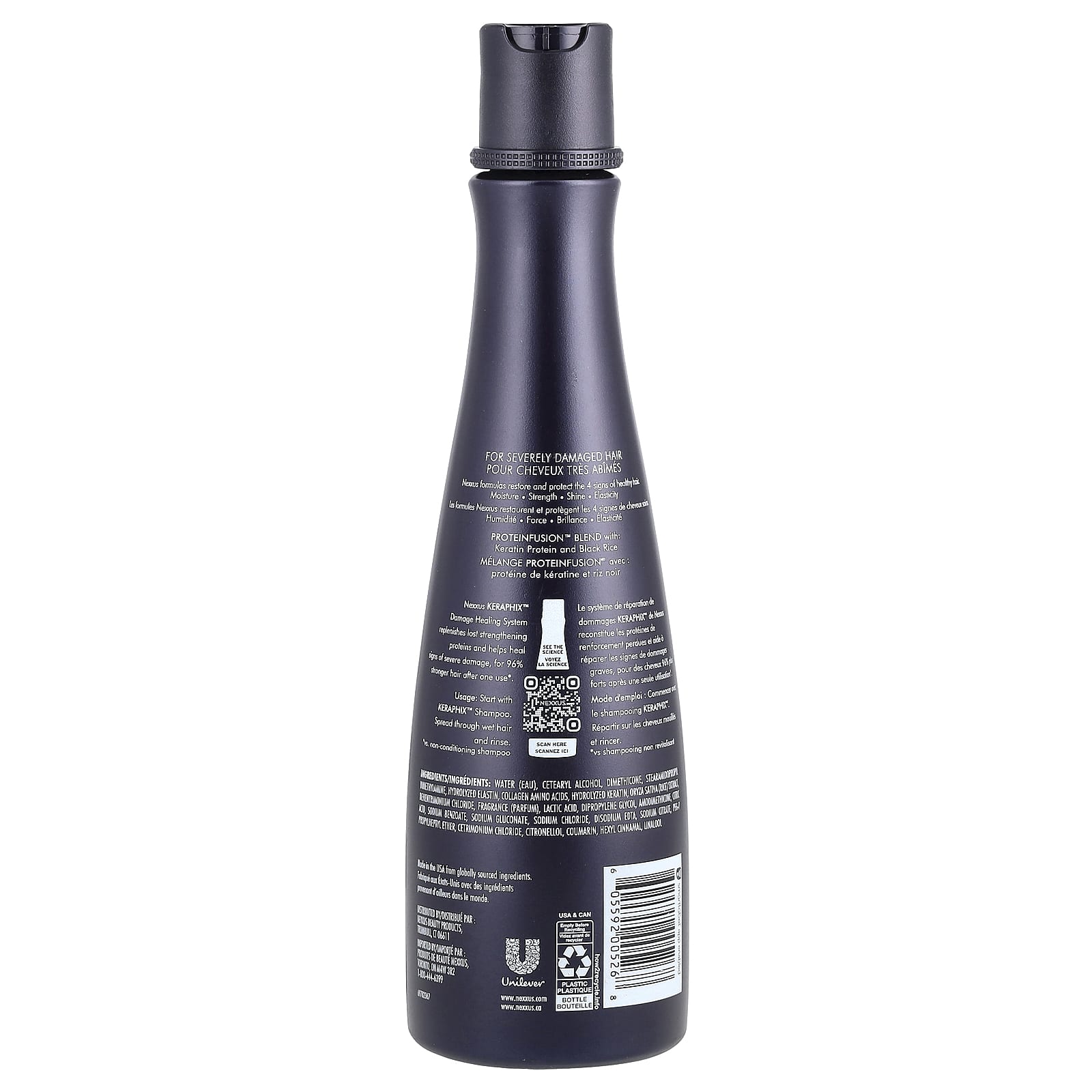Nexxus, Keraphix™ Damage Healing Conditioner, XX Protein Fushion™ with Keratin Protein and Black Rice  , 13.5 fl oz (400 ml) - Image 2