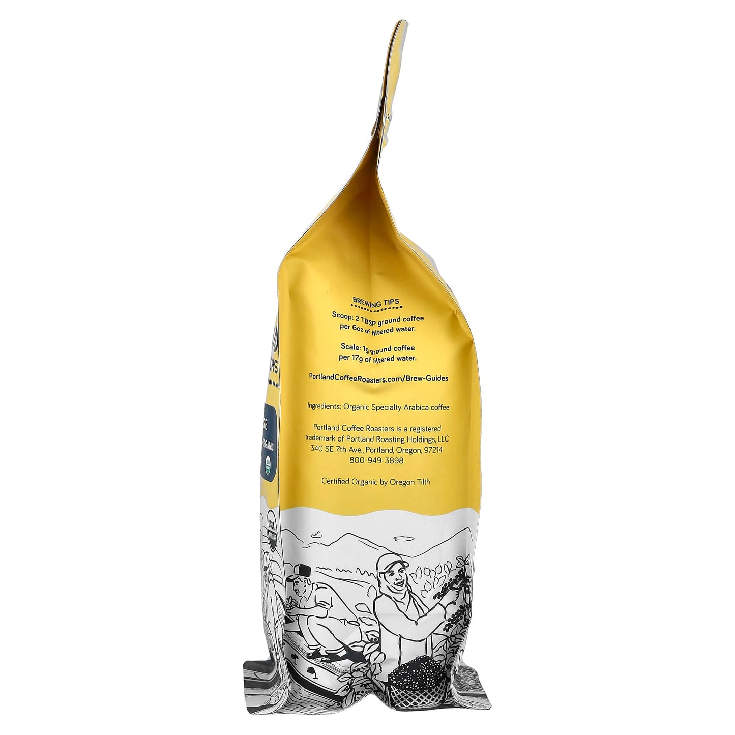 Portland Coffee Roasters, Organic Coffee, Ground, Medium Roast, Portland House, 12 oz (340 g) - Image 2