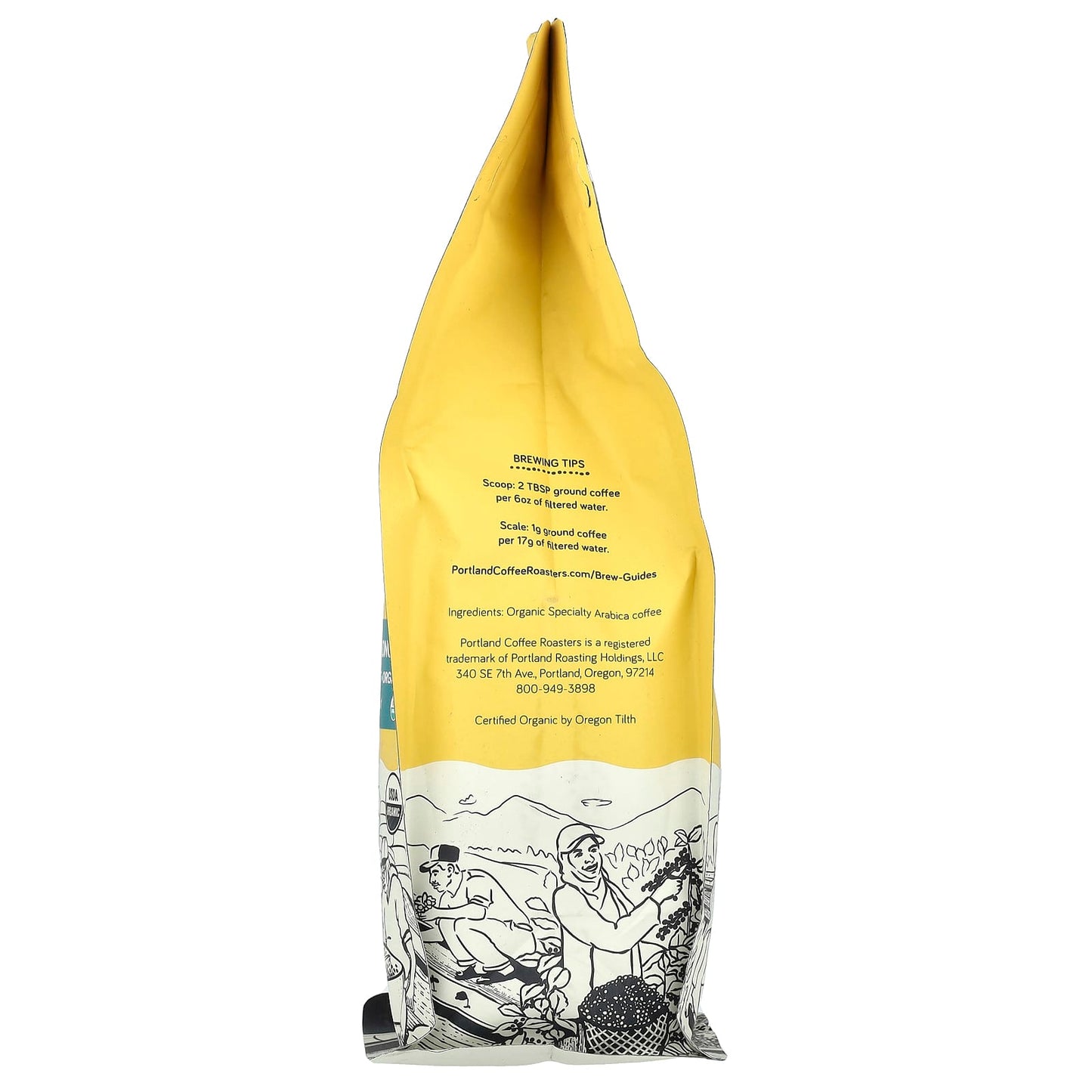 Portland Coffee Roasters, Organic Coffee, Ground, Light Roast, Tanager's Song, 12 oz (340 g) - Image 2