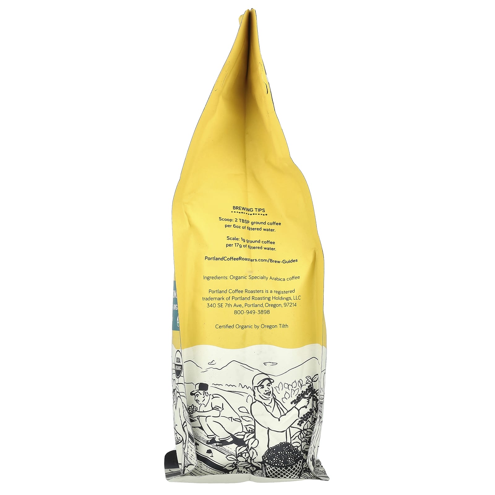Portland Coffee Roasters, Organic Coffee, Ground, Light Roast, Tanager's Song, 12 oz (340 g) - Image 2
