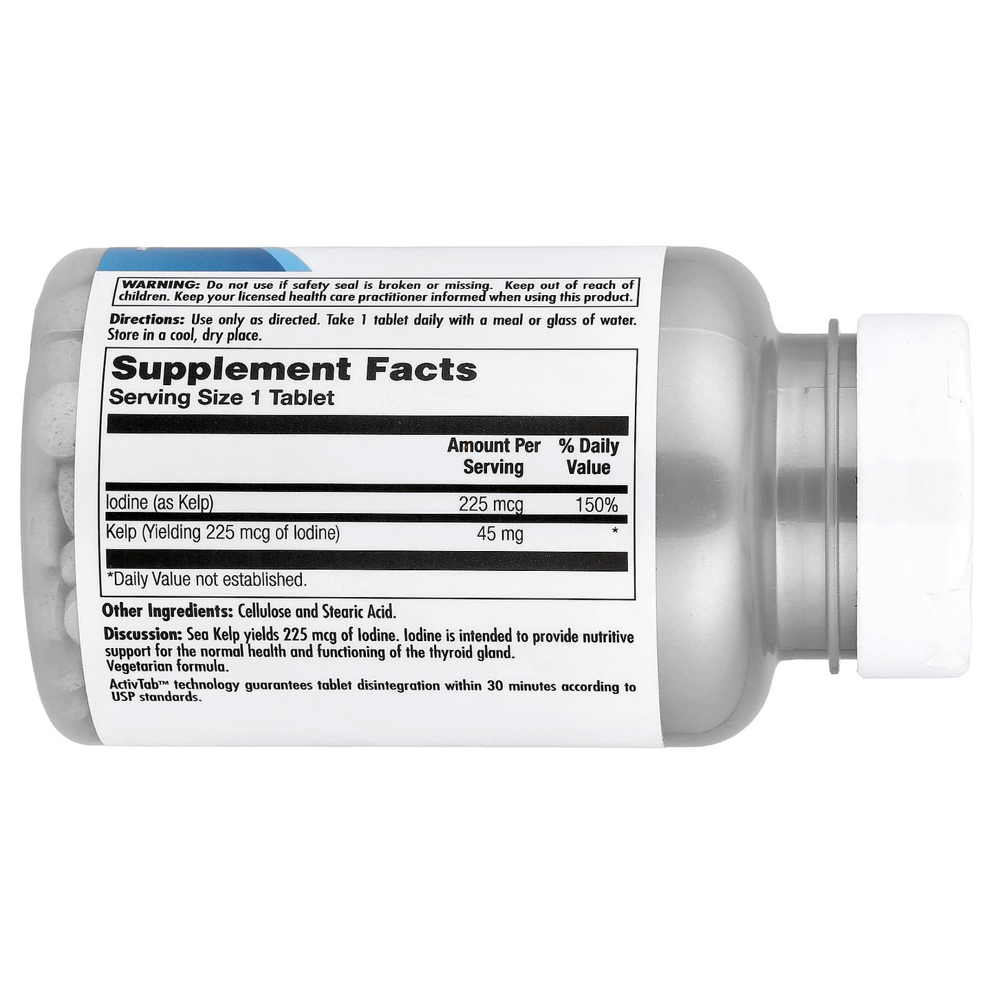 KAL Kelp 250 Tablets - Thyroid Support & Vitamins - Image 2