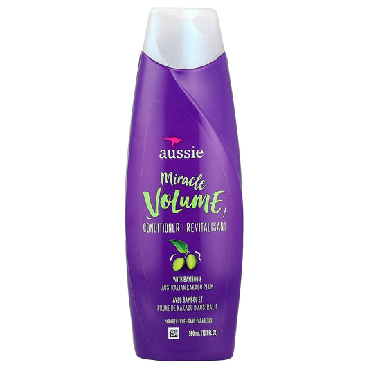Aussie Miracle Volume Conditioner, Paraben-Free, 12.1 fl oz (360 ml) - Image 1