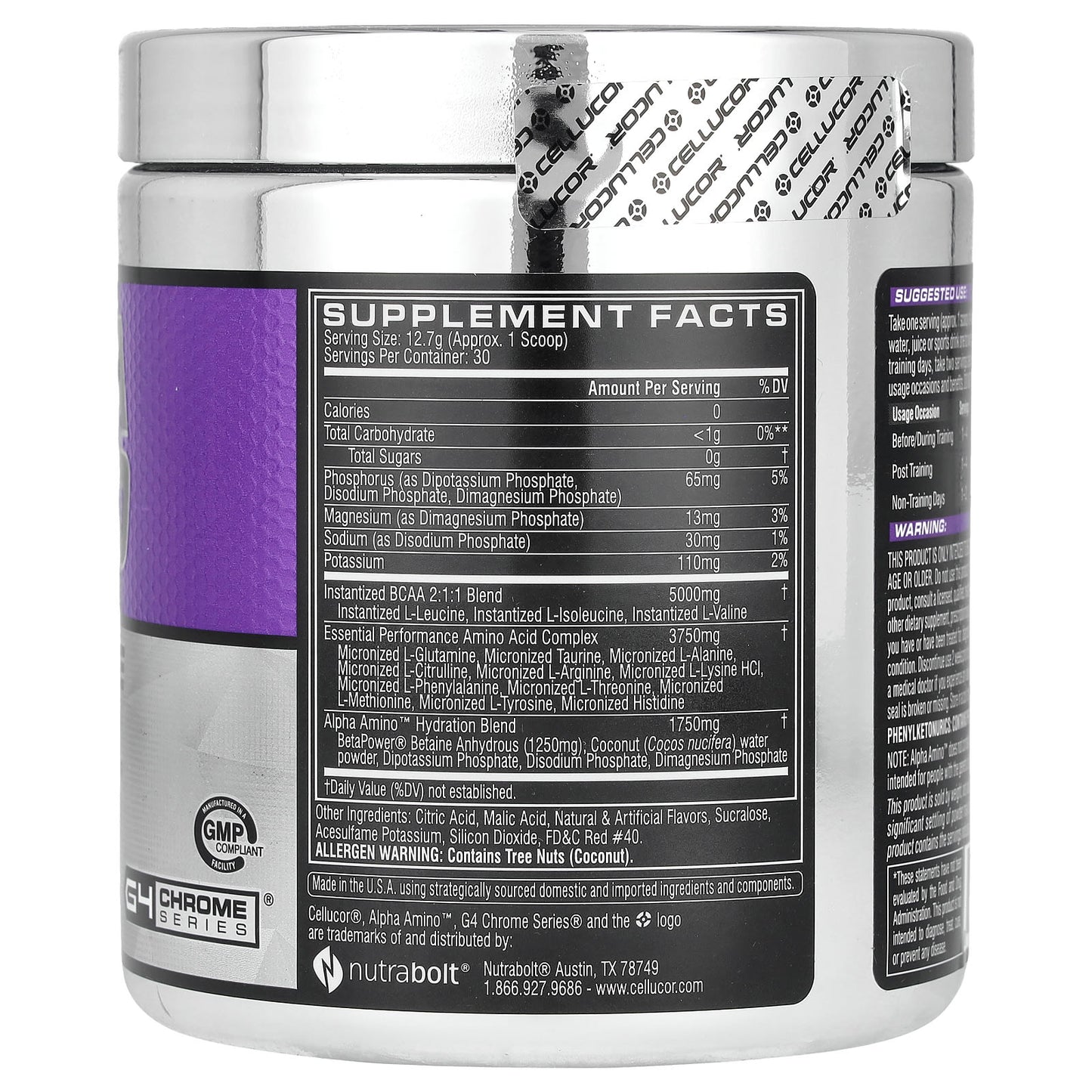 Maximize Performance with Cellucor Alpha Amino BCAA Powder - Watermelon - Image 2