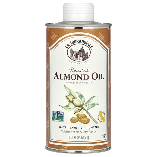 La Tourangelle, Roasted Almond Oil, 16.9 fl oz (500 ml) - Image 1