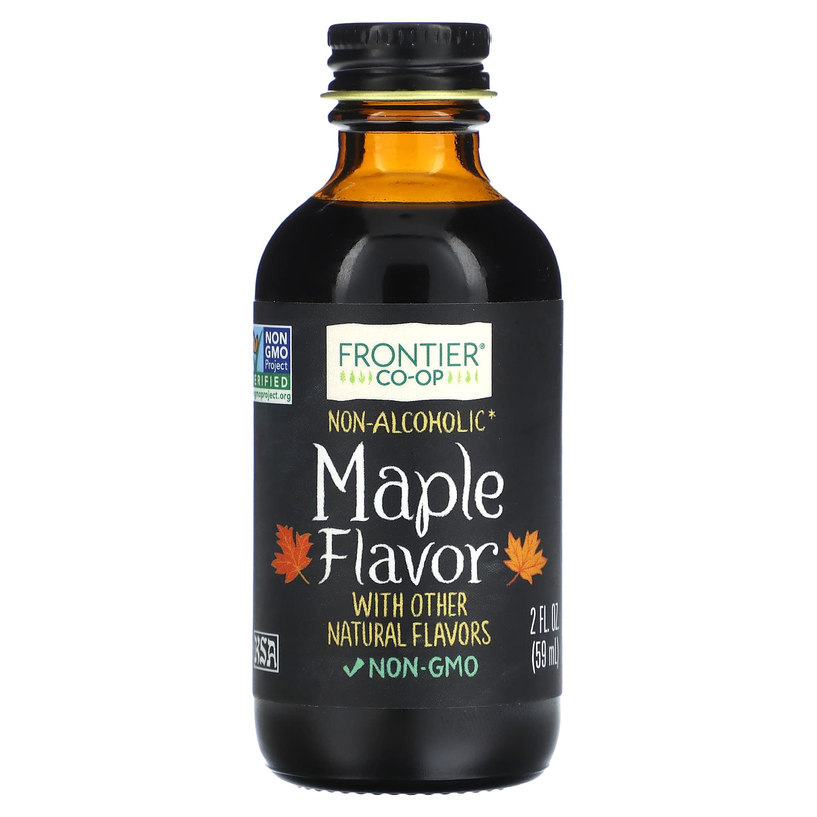 Frontier Co-op Maple Flavor Non-Alcoholic Syrup 2 fl oz - Image 1