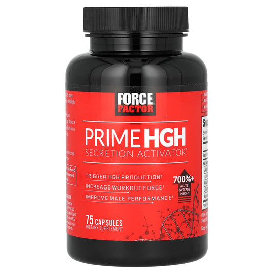Unleash Your Prime: Force Factor Prime HGH Secretion Activator, 75 Capsules - Image 1