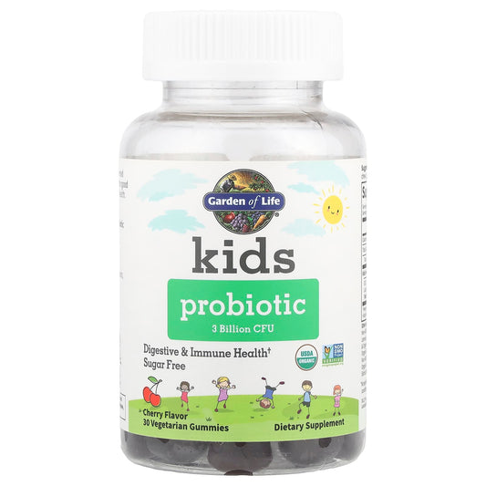 Garden of Life Kids Probiotic Gummies - 3 Billion CFU, Sugar Free, Organic - Image 1