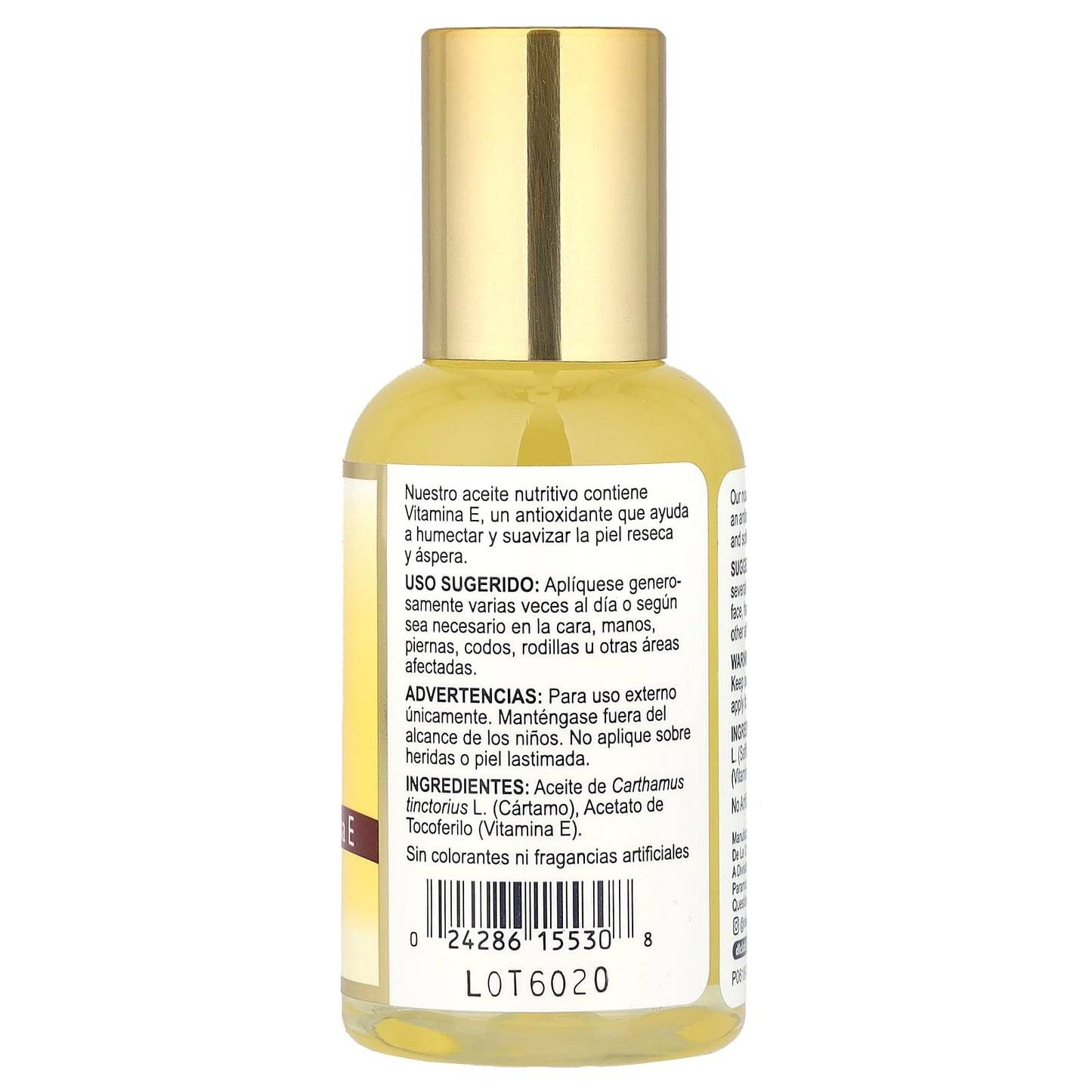 Nourish Your Skin with De La Cruz Vitamin E Oil, 2.2 fl oz (65 ml) - Image 2