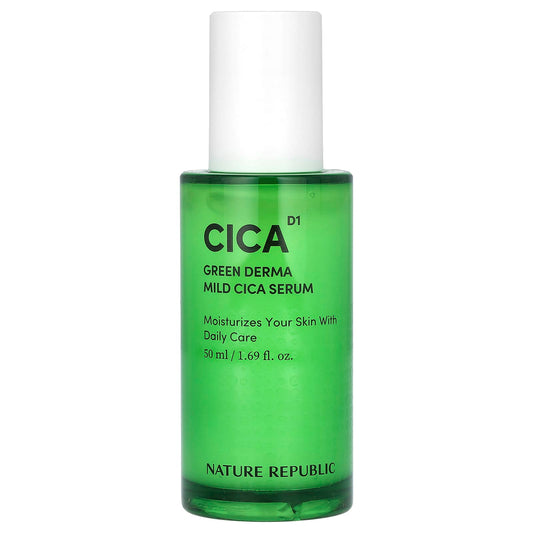 Nature Republic, Cica D1, Green Derma Mild Cica Serum, 1.69 fl oz (50 ml) - Image 1