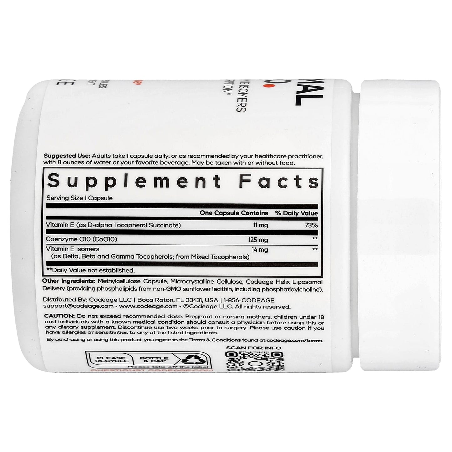 Codeage Liposomal CoQ10, Enhanced Absorption, 60 Capsules - Image 2