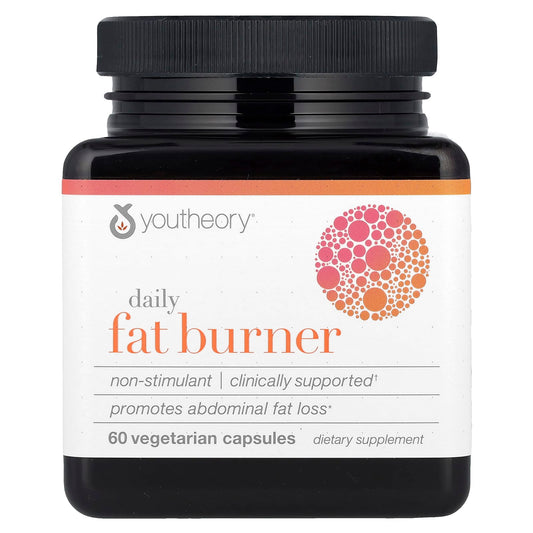 Youtheory, Daily Fat Burner, 60 Vegetarian Capsules - Image 1