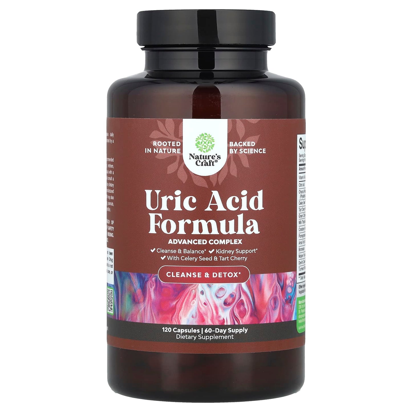 Nature's Craft, Uric Acid Formula, 120 Capsules - Image 1