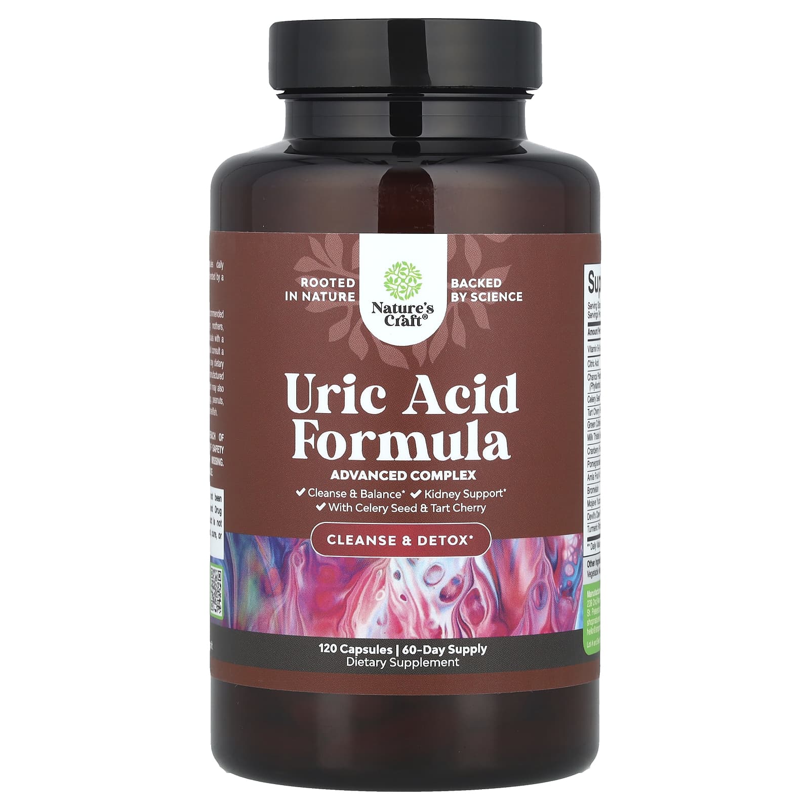 Nature's Craft, Uric Acid Formula, 120 Capsules - Image 1