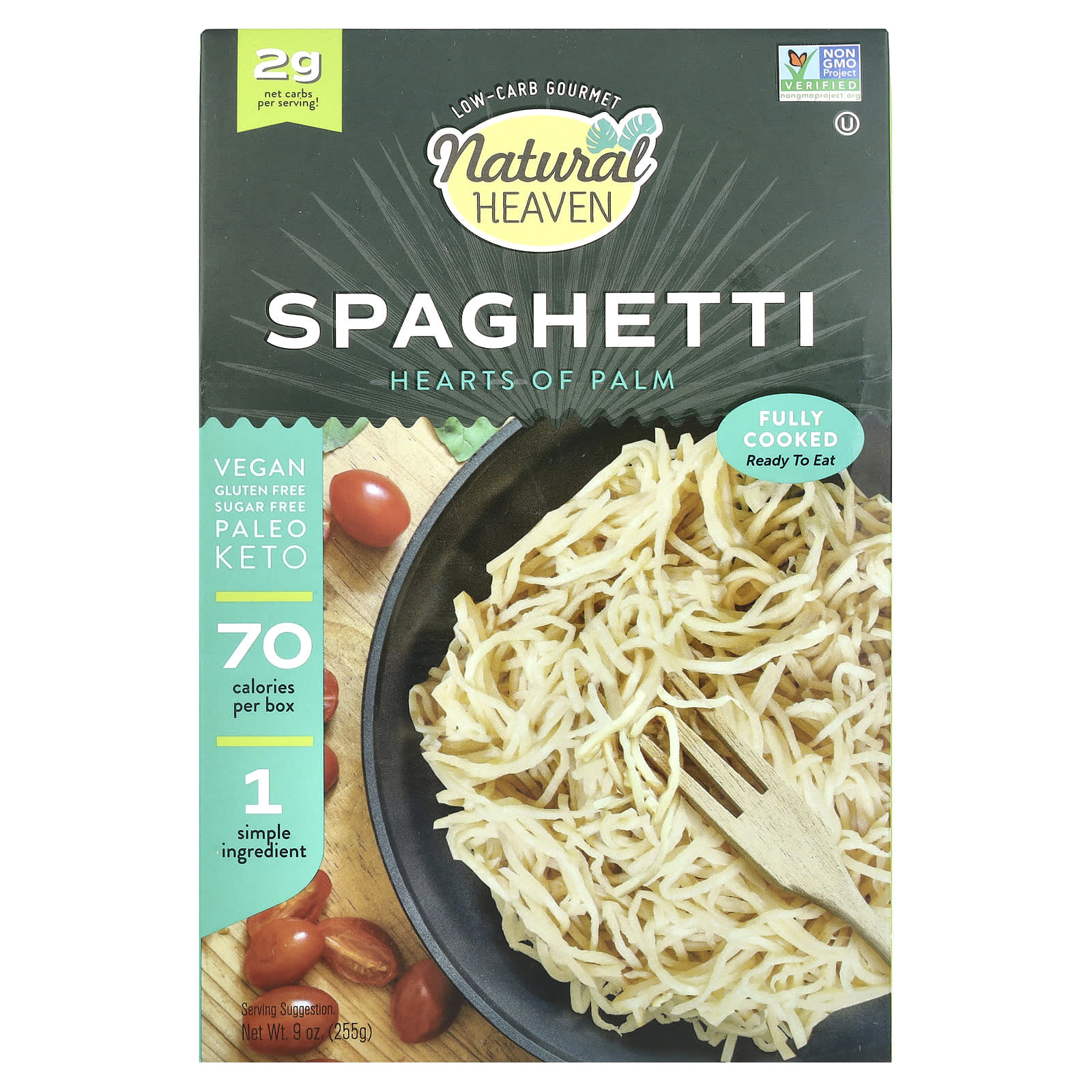 Natural Heaven, Hearts of Palm, Spaghetti, 9 oz (255 g) - Image 1