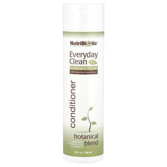 NutriBiotic, Everyday Clean Conditioner, Botanical Blend, For Normal to Oily Hair, 10 fl oz (296 ml) - Image 1