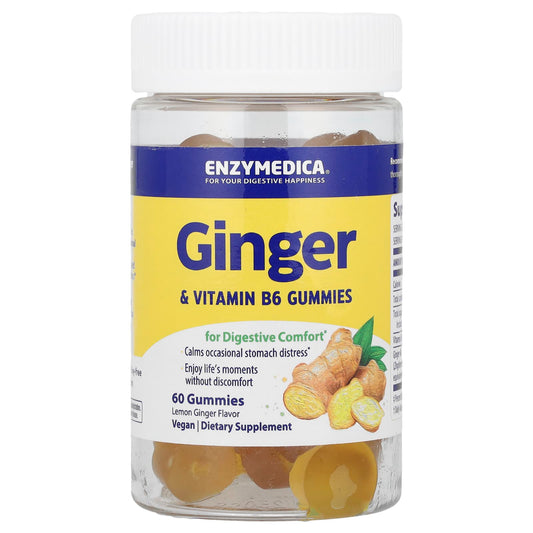 Enzymedica - Digestive Gummies with Ginger & Vitamin B6, Vegan & Gluten Free - Image 1