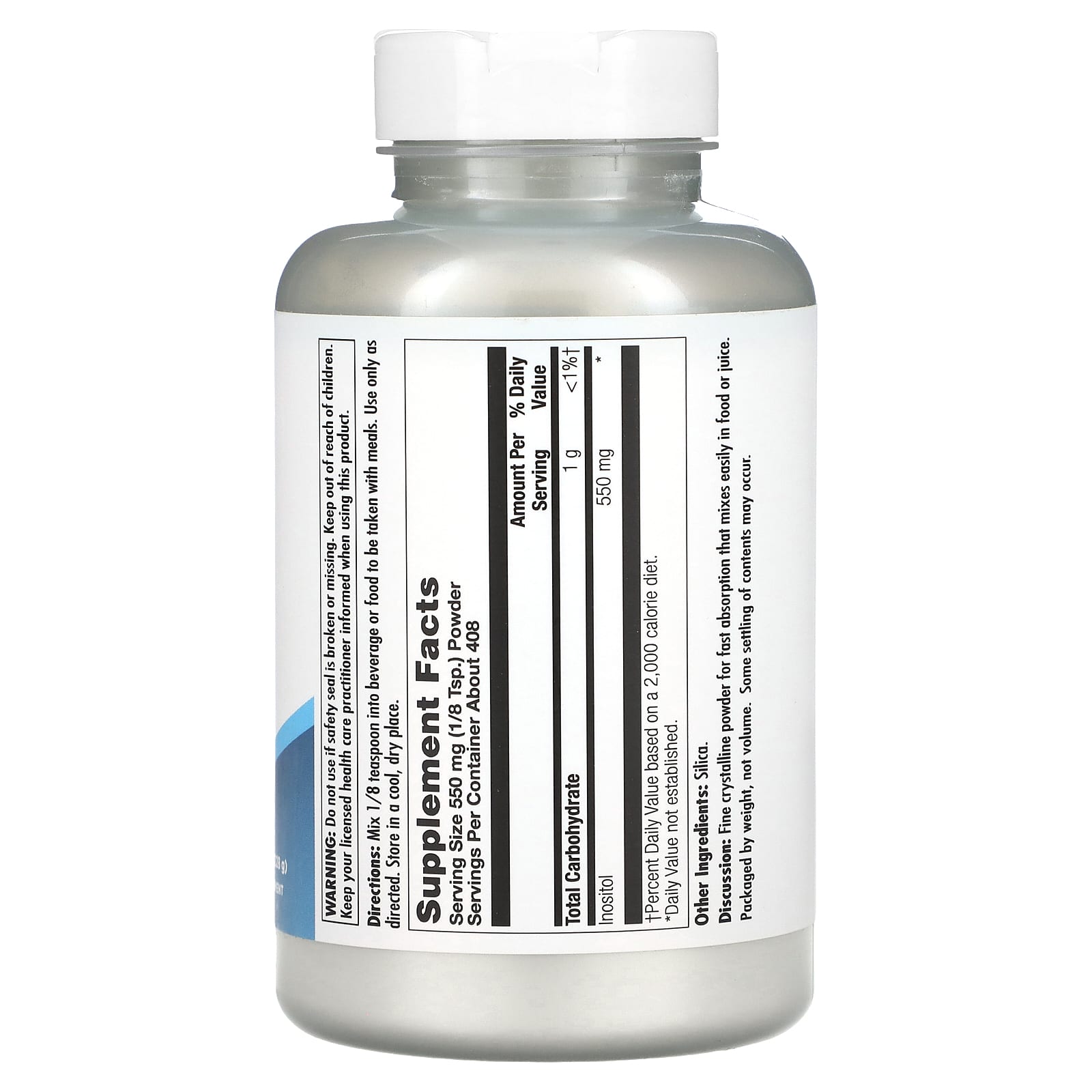 KAL, Inositol, 8 oz (228 g) - Image 2