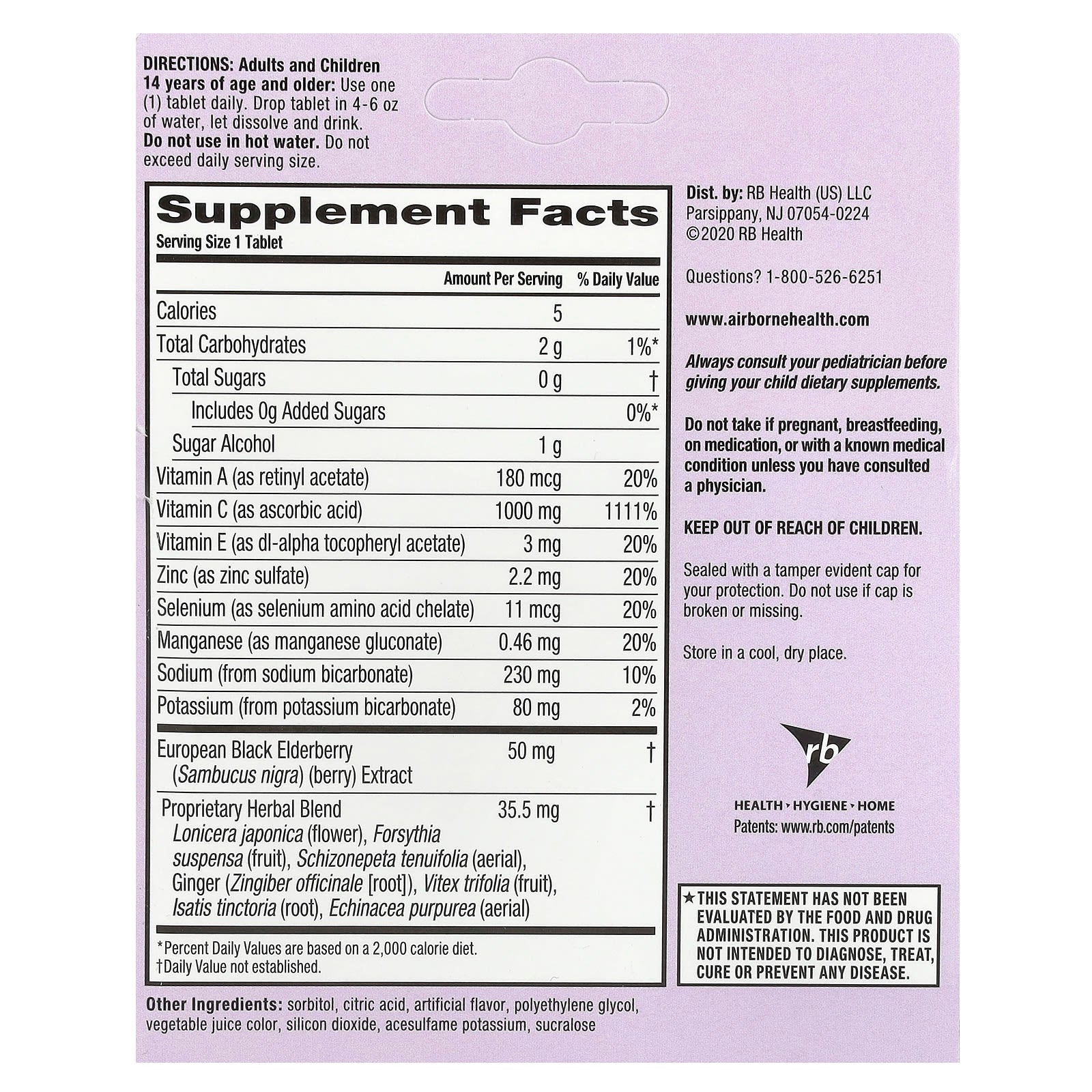 Boost Your Immune System with Airborne Elderberry Supplement - Image 2