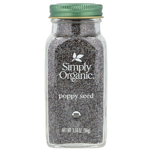 Simply Organic, Poppy Seed, 3.38 oz (96 g) - Image 1