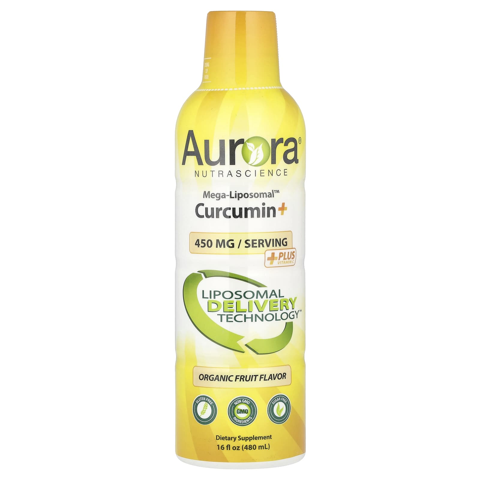 Unlock Curcumin Potential with Aurora Nutrascience Mega-Liposomal Curcumin+ - Image 1