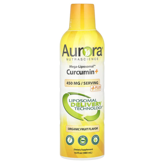 Unlock Curcumin Potential with Aurora Nutrascience Mega-Liposomal Curcumin+ - Image 1