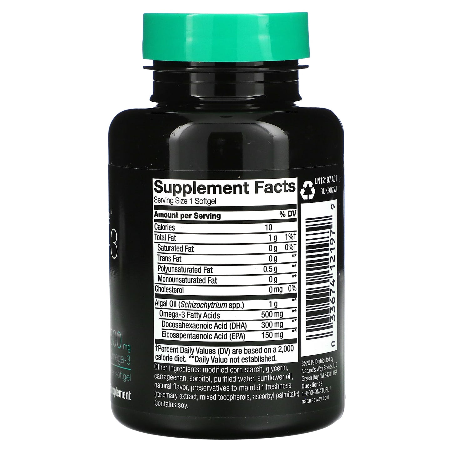 Nature's Way, NutraVege, Omega-3 Plant, 500 mg, 30 Softgels - Image 2