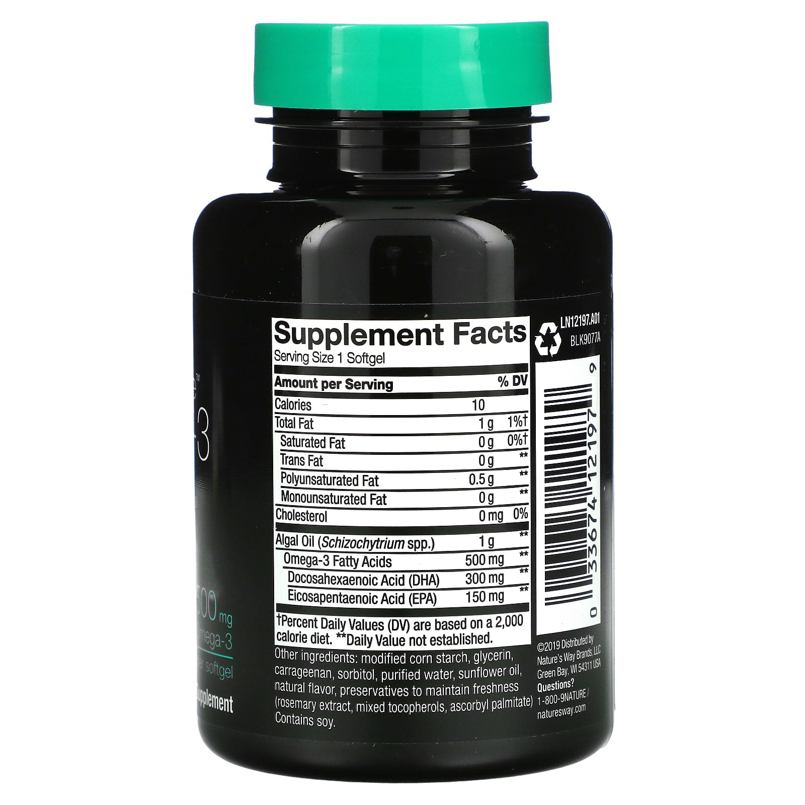 Nature's Way, NutraVege, Omega-3 Plant, 500 mg, 30 Softgels - Image 2