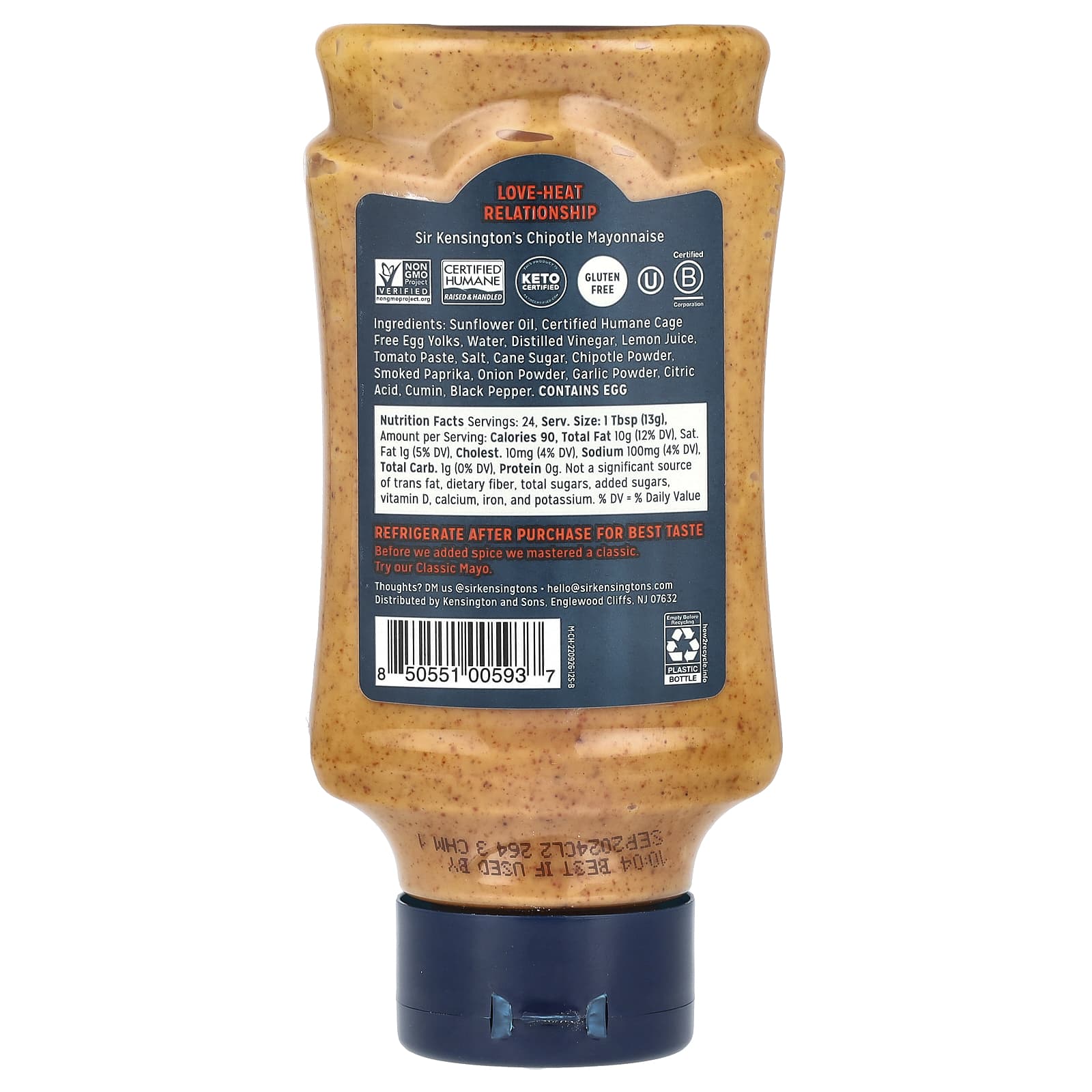 Sir Kensington's, Chipotle Mayonnaise, 12 fl oz (354 ml) - Image 2