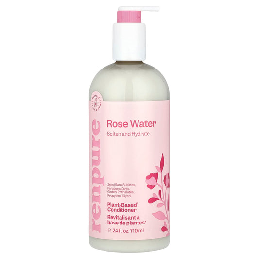 Renpure, Plant-Based Conditioner, Rose Water, 24 fl oz (710 ml) - Image 1