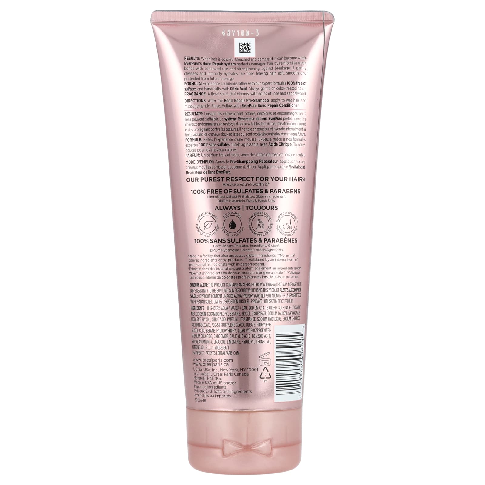 L'Oréal, EverPure, Bond Repair Shampoo, 6.8 fl oz (200 ml) - Image 2
