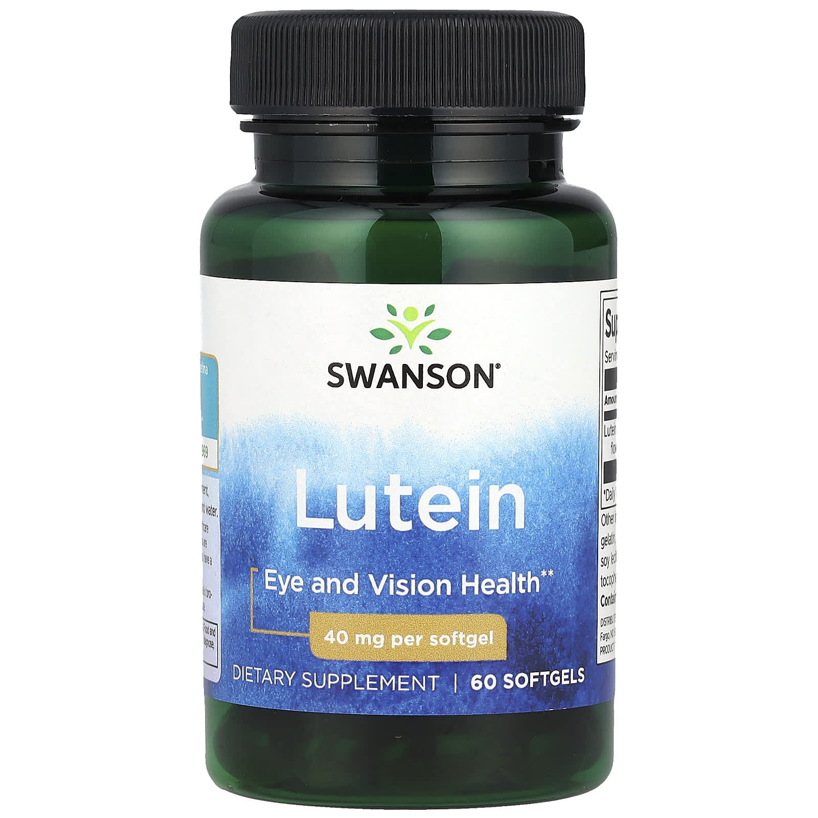 Swanson, Lutein, 40 mg, 60 Softgels - Image 1