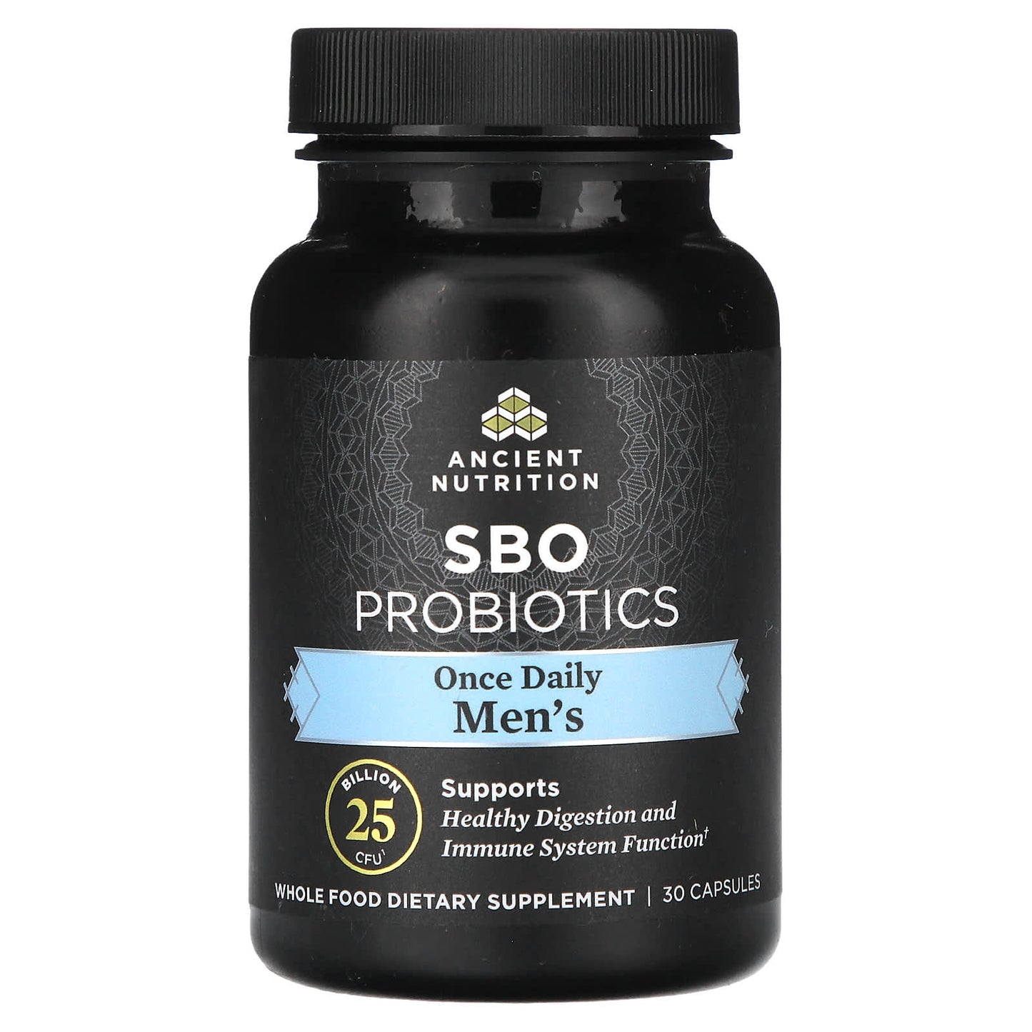Ancient Nutrition, Men's SBO Probiotics - 25B CFU, 30 Capsules - Image 1
