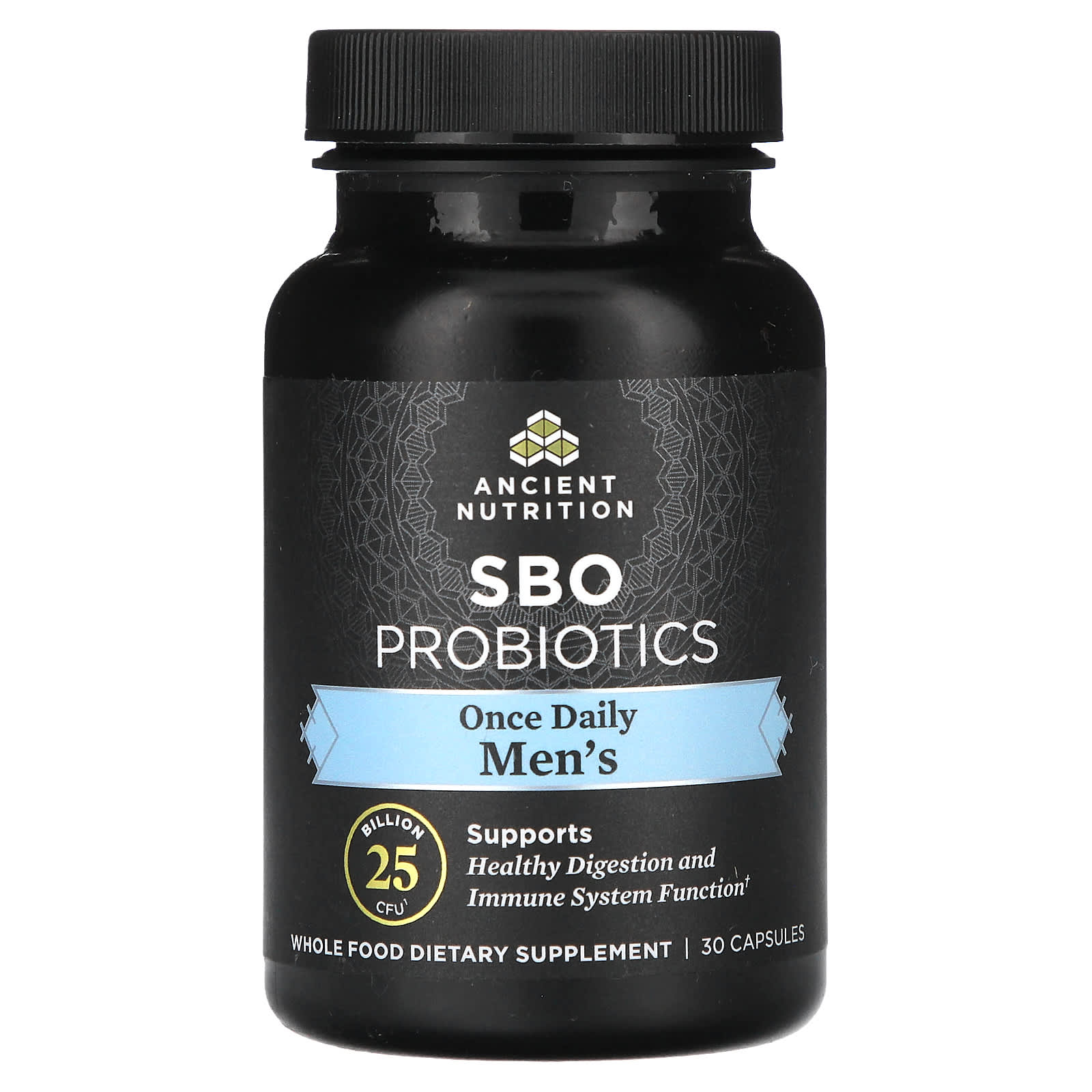 Ancient Nutrition, Men's SBO Probiotics - 25B CFU, 30 Capsules - Image 1