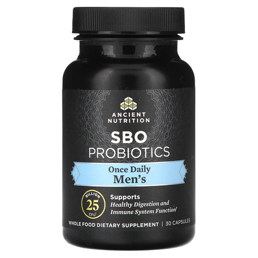 Ancient Nutrition, Men's SBO Probiotics - 25B CFU, 30 Capsules - Image 1