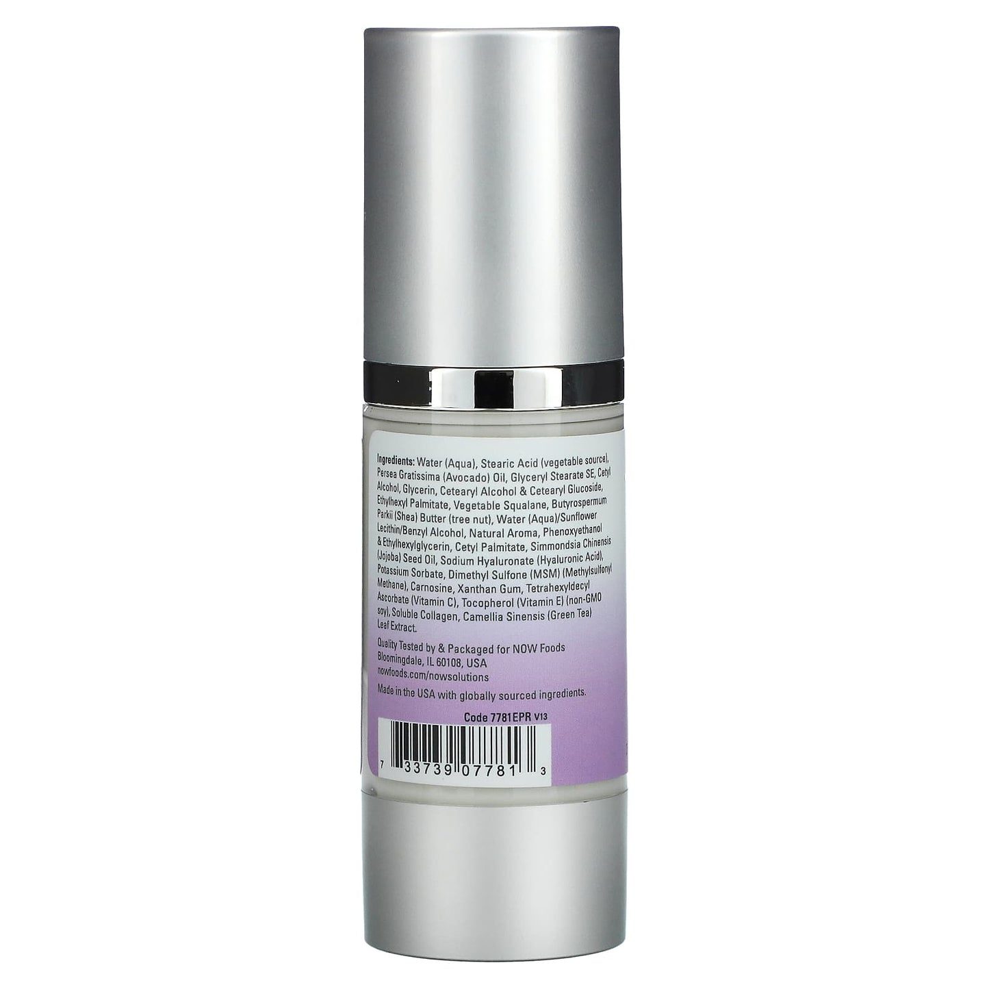 NOW Foods, Solutions, Hyaluronic Acid PM Creme, 2 fl oz (59 ml) - Image 2